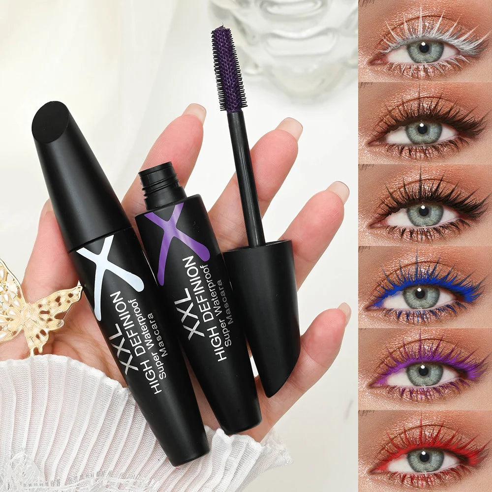 Waterproof Multi-Color Mascara for Vibrant Party Makeup
