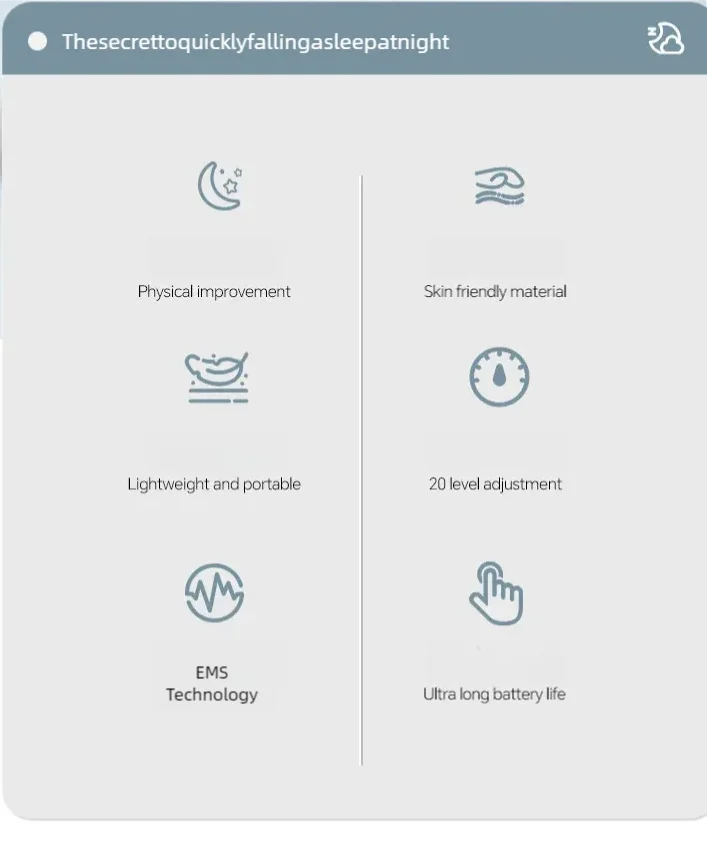 Microcurrent Handheld Sleep Aid Device - 8