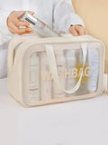 Waterproof Transparent Large Capacity Cosmetic Travel Bag