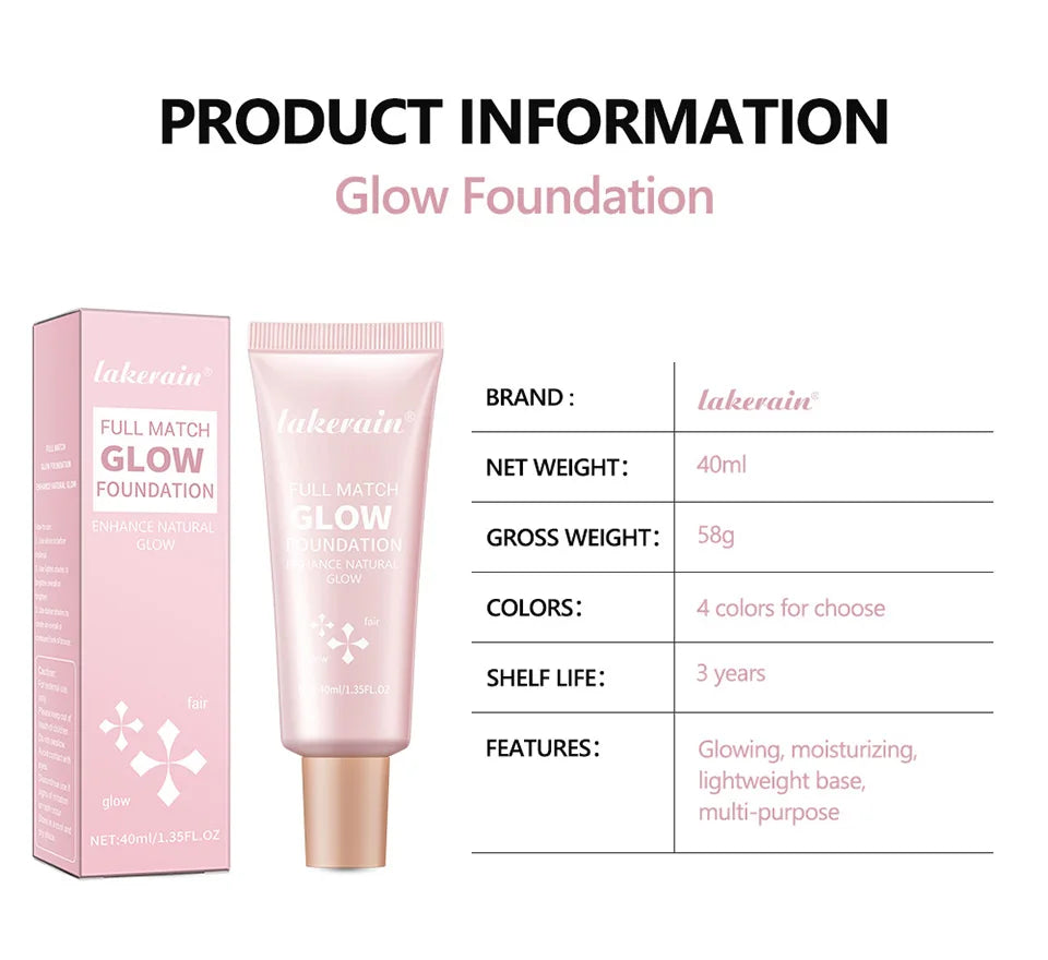 Hydrating Liquid Glow Foundation and Highlighter