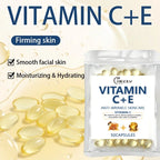 Vitamin C and E Facial Serum Capsules for Radiant Skin