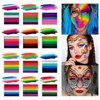 UV Glow-in-the-Dark Rainbow Face and Body Paint Set