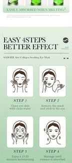 Aloe Vera Collagen Soothing Eye Masks