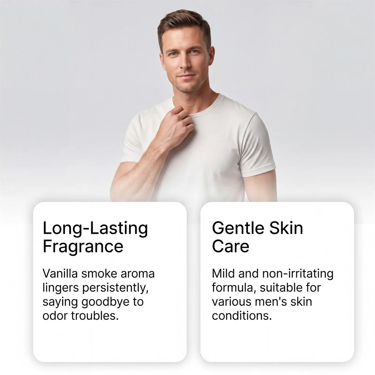 Long-Lasting Men's Natural Deodorant Stick