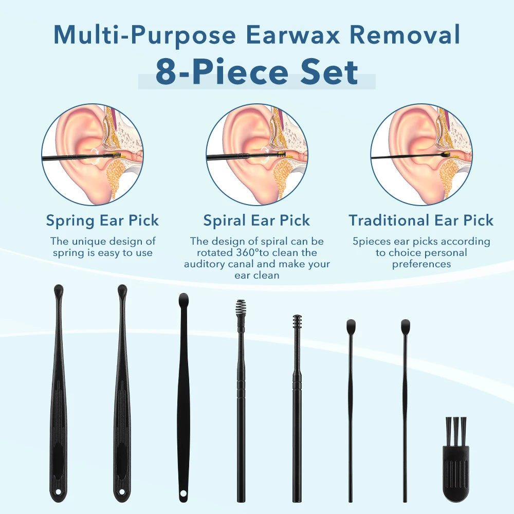 Electric Baby Nasal Aspirator and Ear Wax Removal Kit - 13