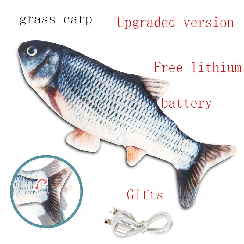 Interactive Flopping Fish Toy for Cats
