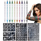Temporary Body Art Tattoo Marker Pen Set
