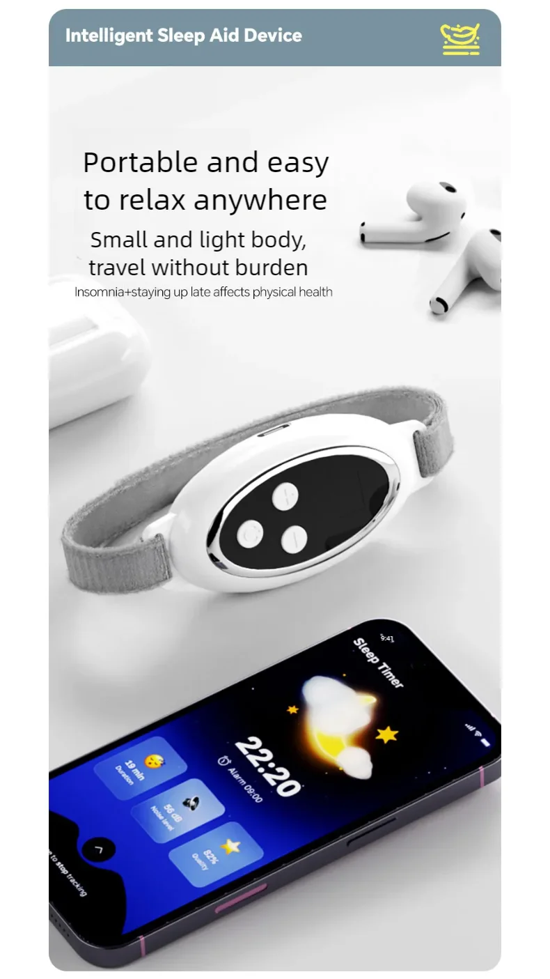 Microcurrent Handheld Sleep Aid Device