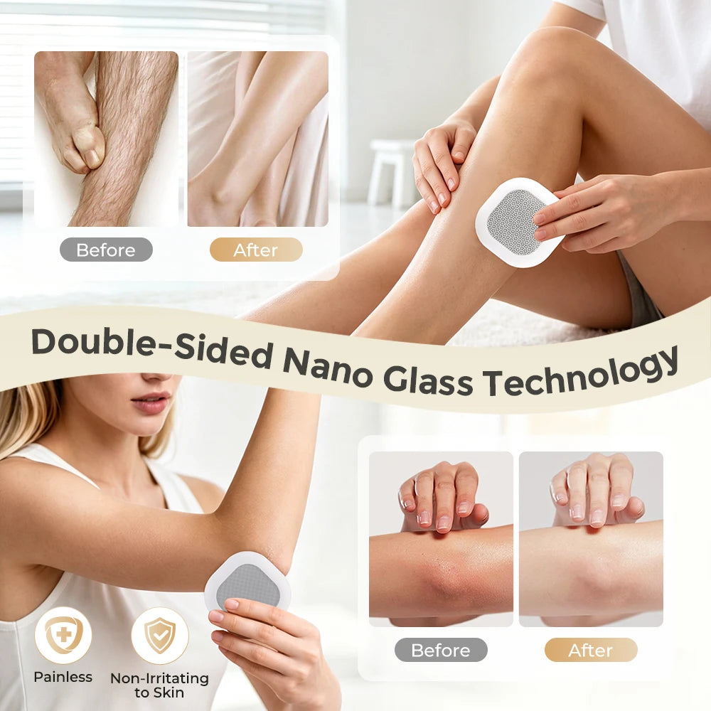 Painless Nano Glass Hair Remover and Exfoliator - 9