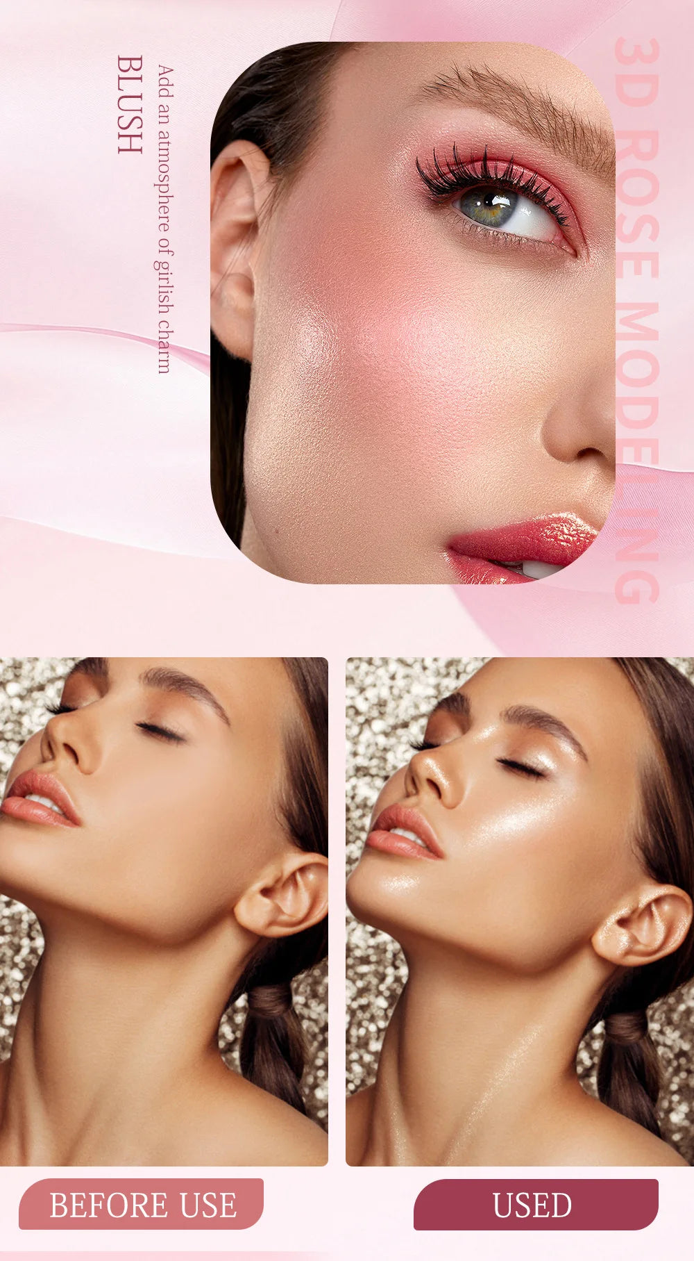 3D Rose Petal Blush for a Natural Radiant Complexion - 11