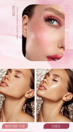 3D Rose Petal Blush for a Natural Radiant Complexion