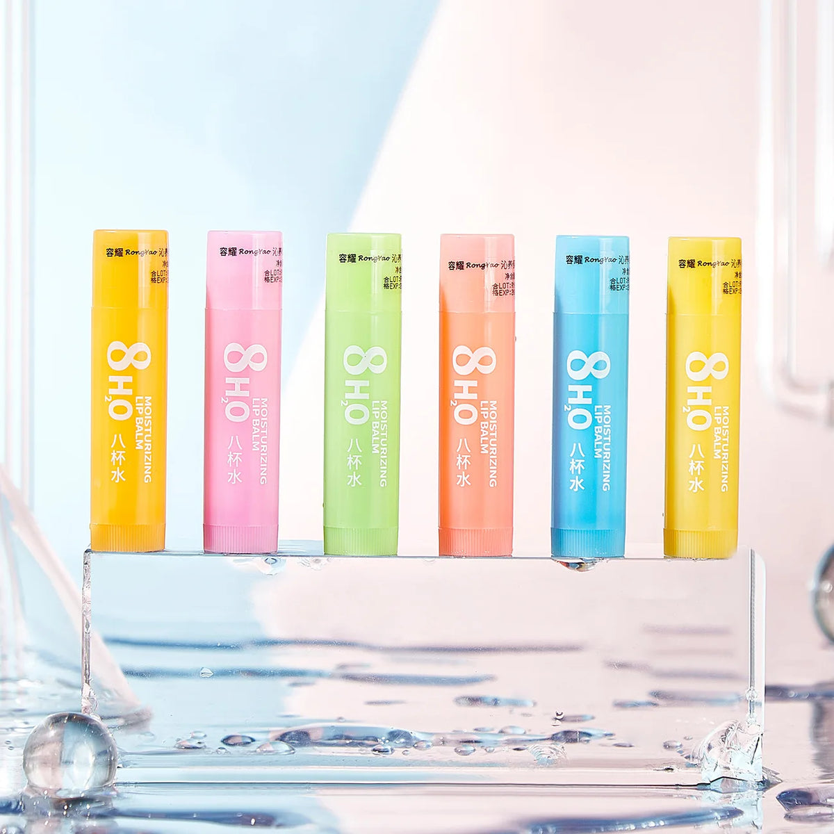 Hydrating Lip Balm Set for Dry and Chapped Lips