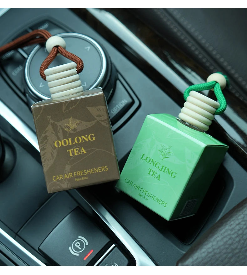 Tea Scented Hanging Car Air Freshener Set