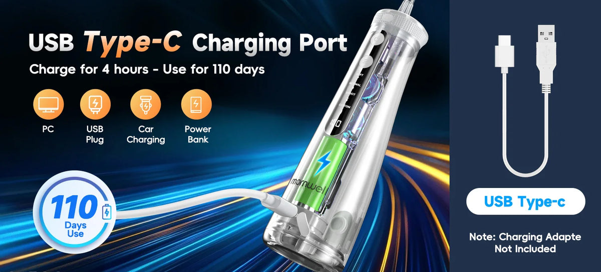 Electric Toothbrush and Water Flosser Combo
