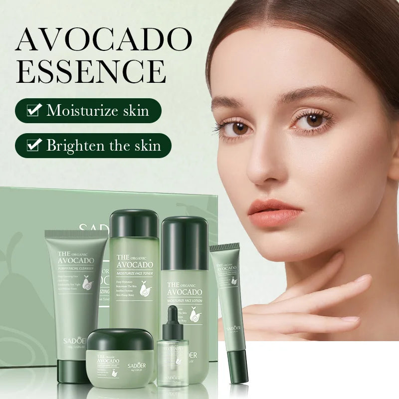 6-Piece Avocado Nourishing Facial Skincare Set