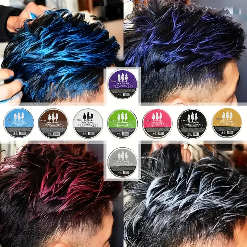 Temporary Washable Hair Color Styling Wax