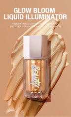 Liquid Glitter Highlighter for Radiant Face and Body Glow