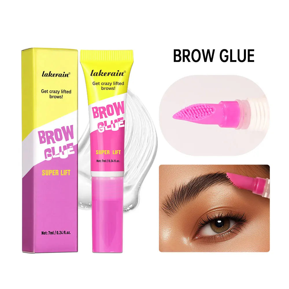 Long-Lasting Brow Lamination Styling Gel with Built-in Comb