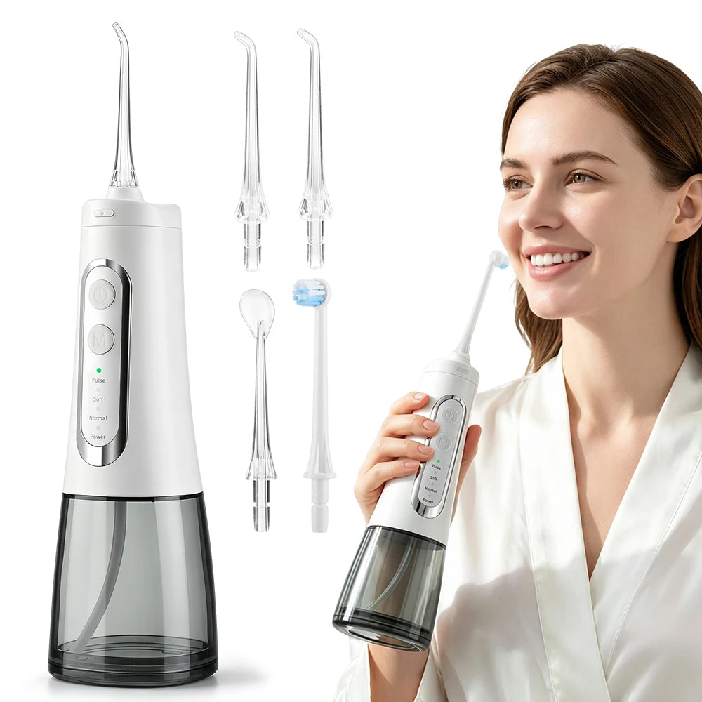Cordless Portable Water Dental Flosser for Teeth and Braces