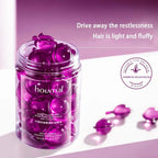 Rose Essential Oil Hair Repair Capsules for Dry Frizzy Hair
