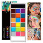 20-Color Professional Face and Body Painting Palette