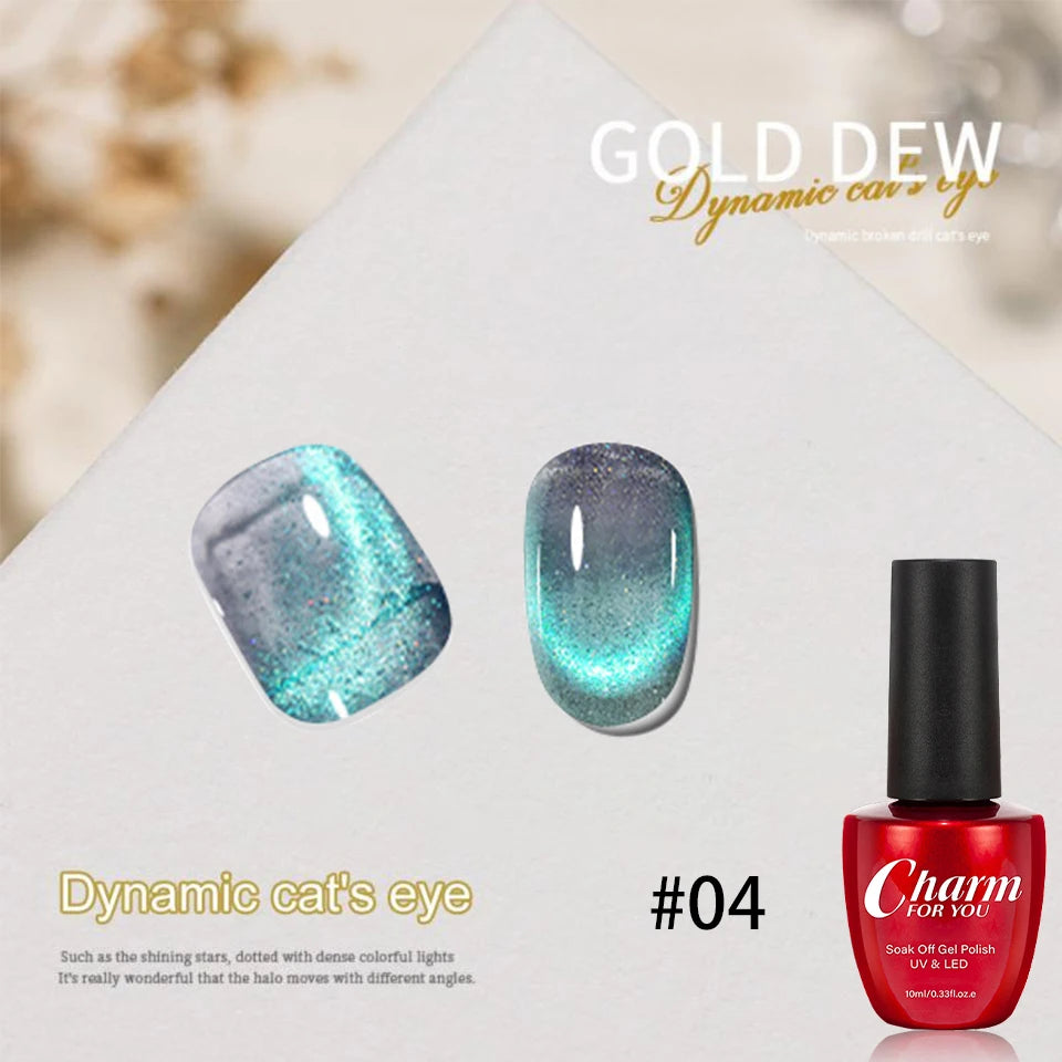 9D Galaxy Effect Magnetic Cat Eye Gel Nail Polish - 26