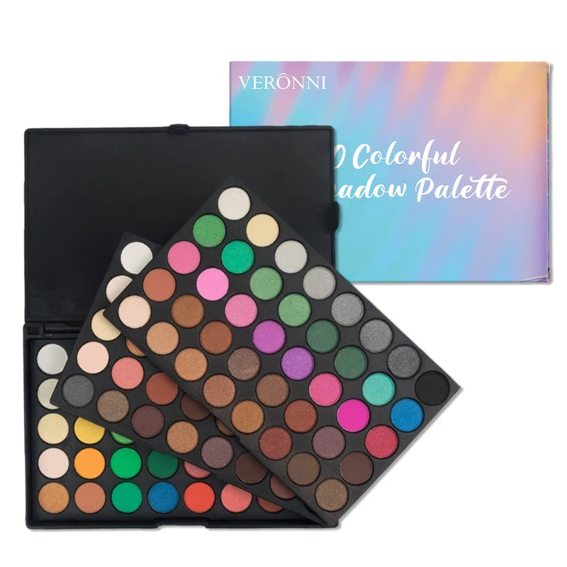 120-Color Professional Eyeshadow Palette for Every Look