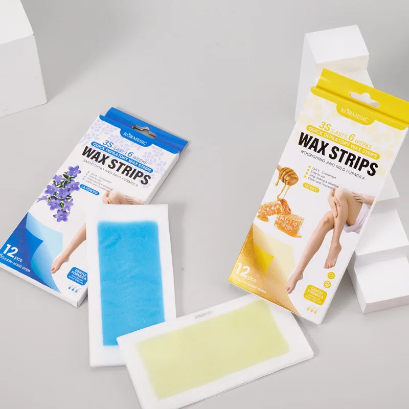 Pain-Free Cold Wax Hair Removal Strips for Smooth Skin