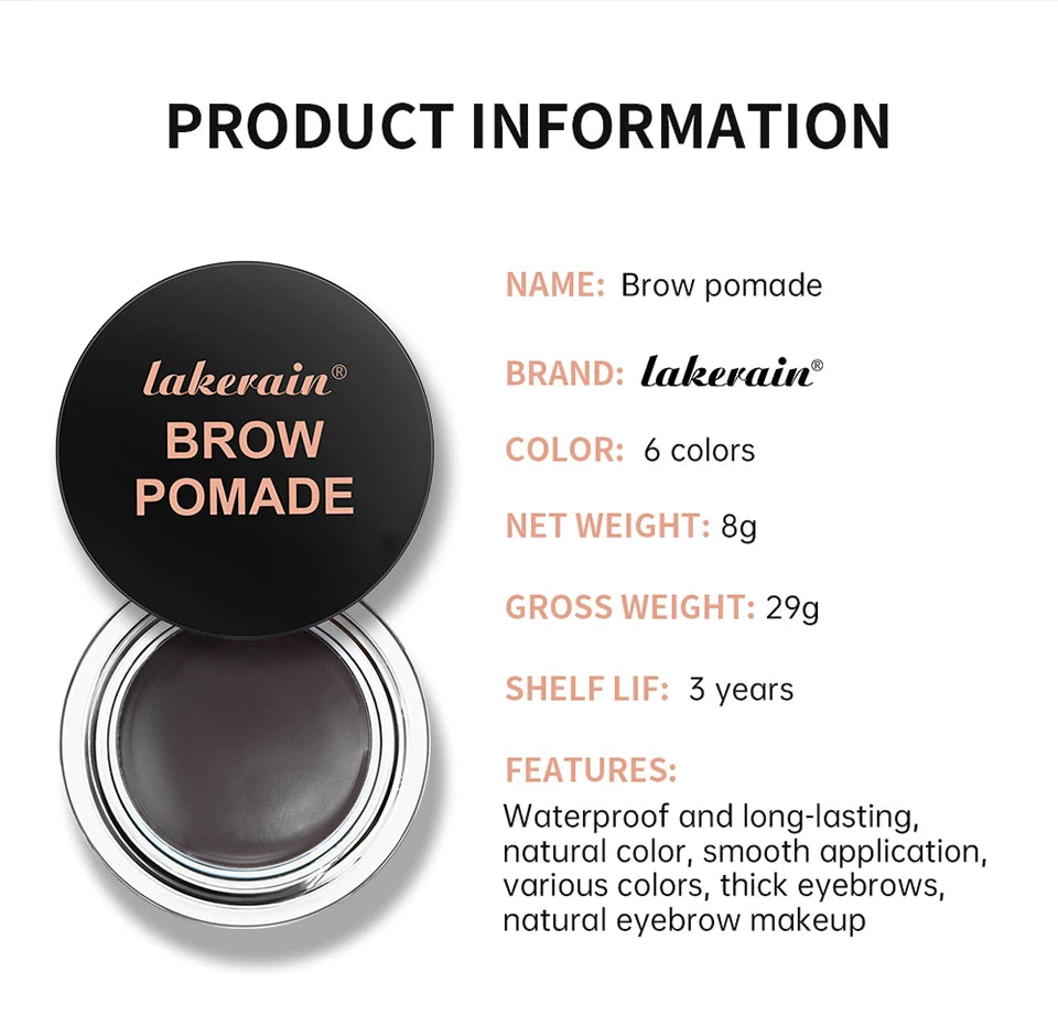 Waterproof Long-Lasting Brow Pomade Gel