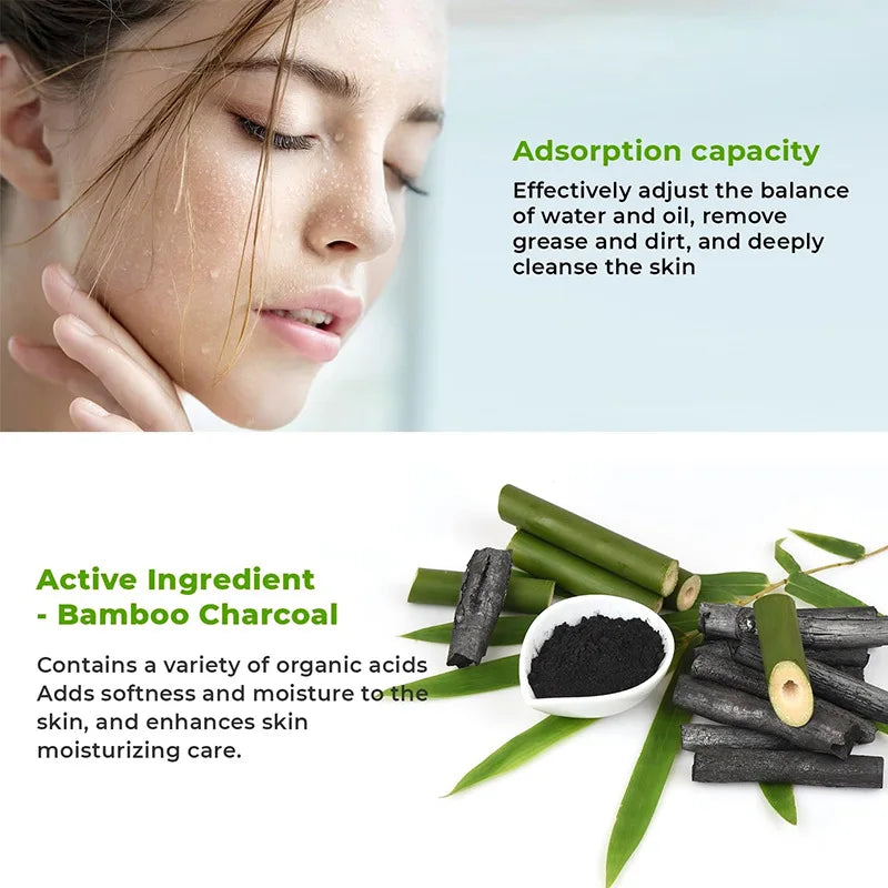 Bamboo Charcoal Deep Cleansing Peel-Off Face Mask