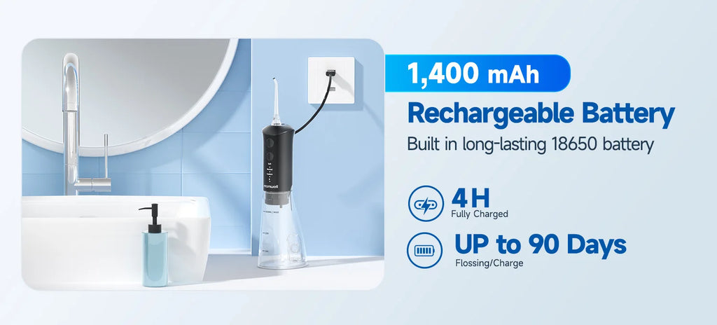 Professional Electric Toothbrush and Water Flosser Oral Care Kit