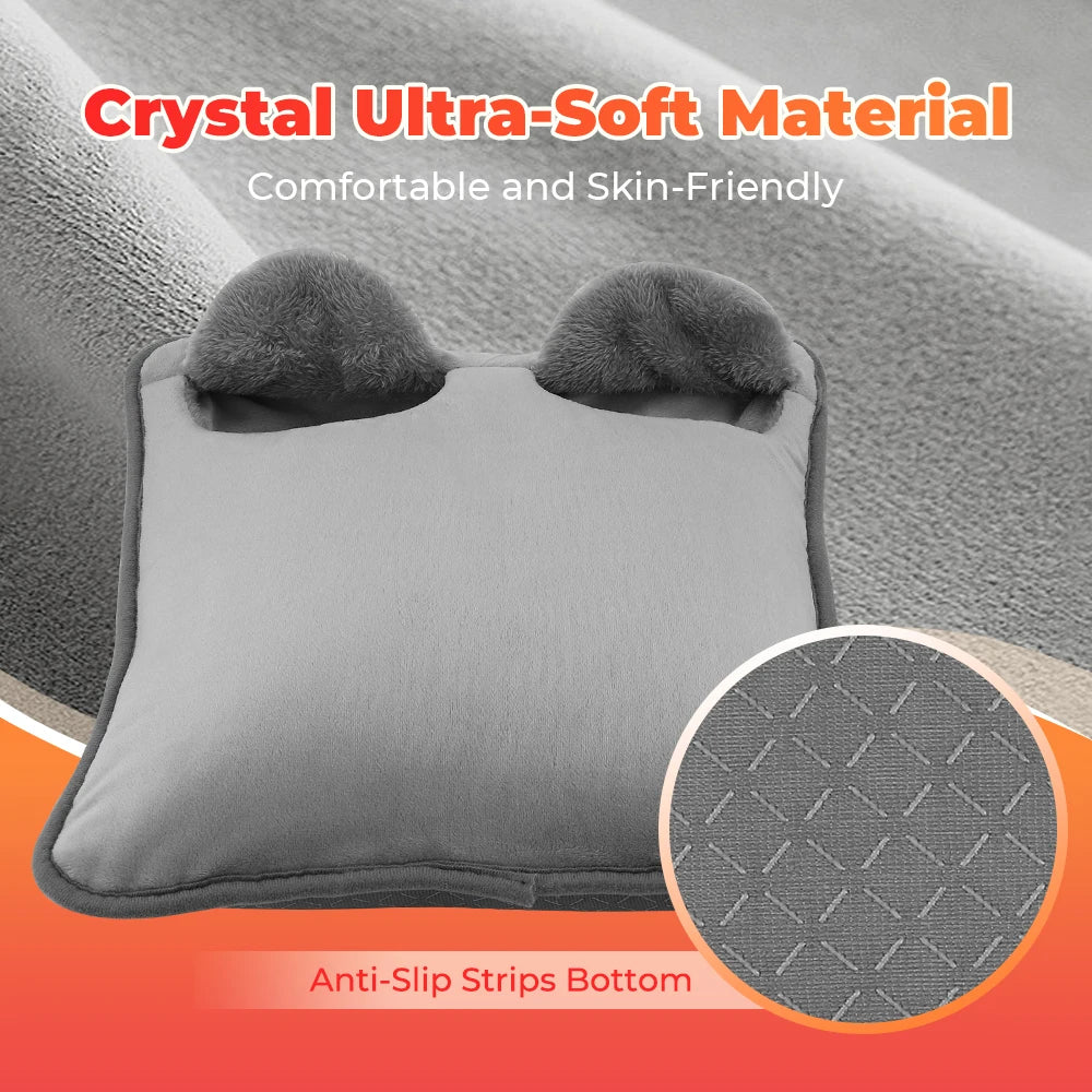 USB Heated Foot Warmer with Adjustable Settings - 10