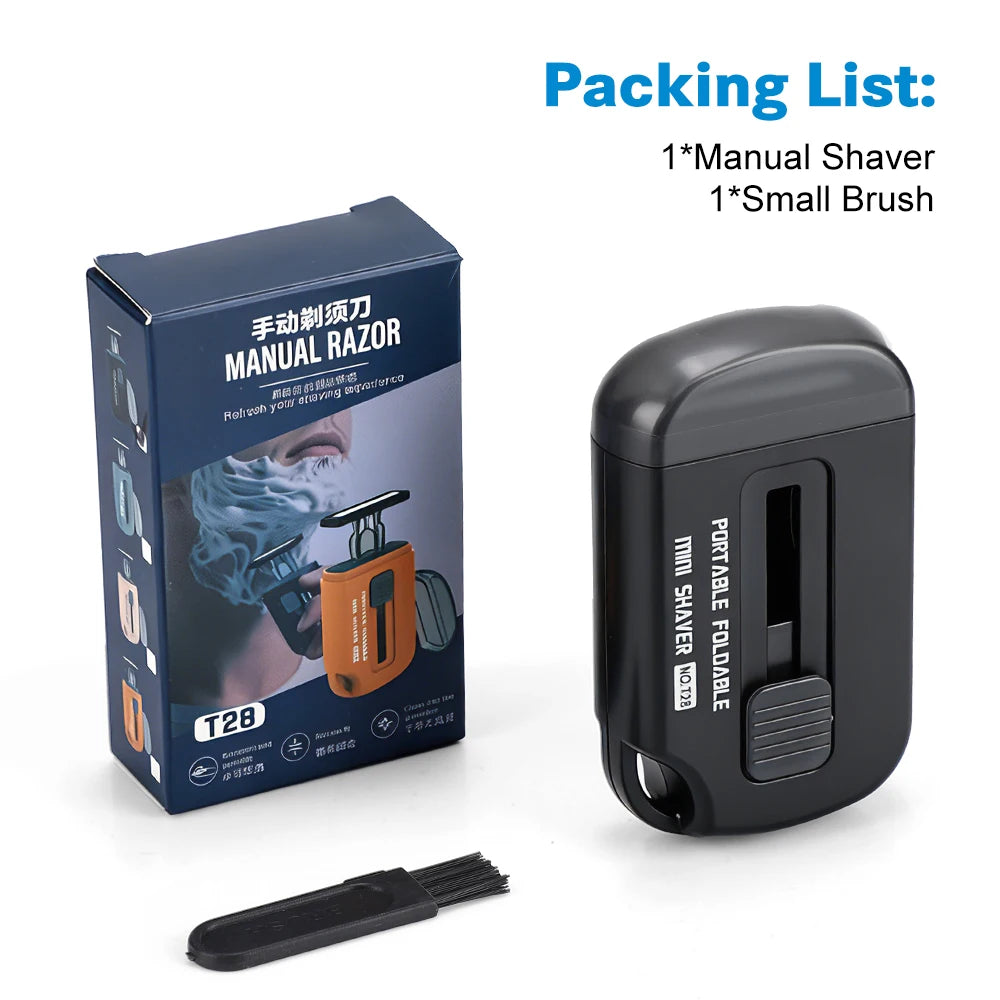 Portable Retractable Manual Shaver for Travel - 14