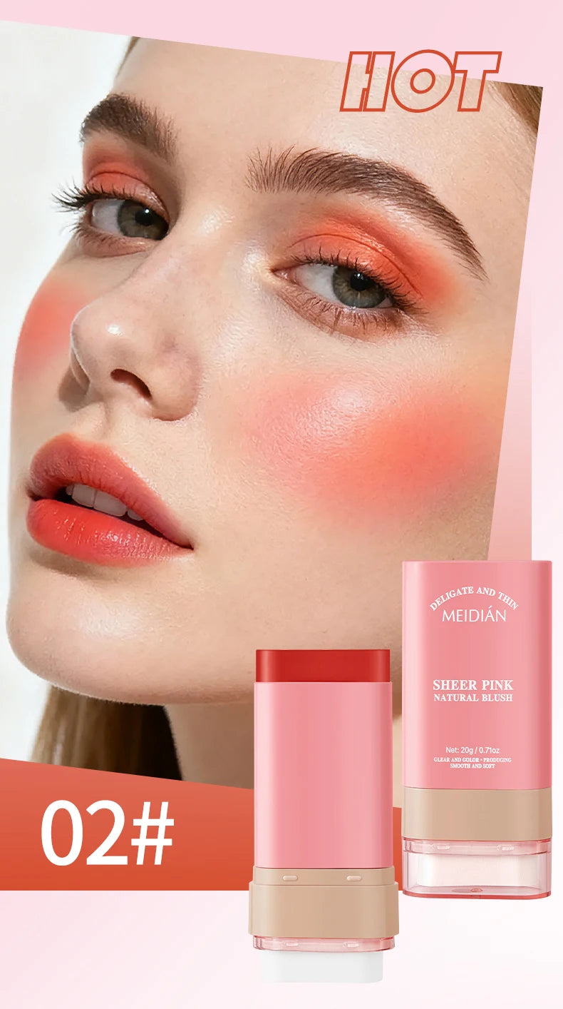 Natural Blendable Cream Blusher Stick