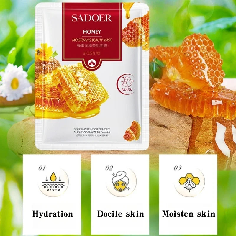 Hydrating Facial Sheet Mask Set for Glowing Skin - 3