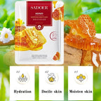 Hydrating Facial Sheet Mask Set for Glowing Skin