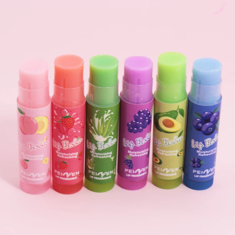 Fruit Scented Moisturizing Lip Oil and Balm Set - 3