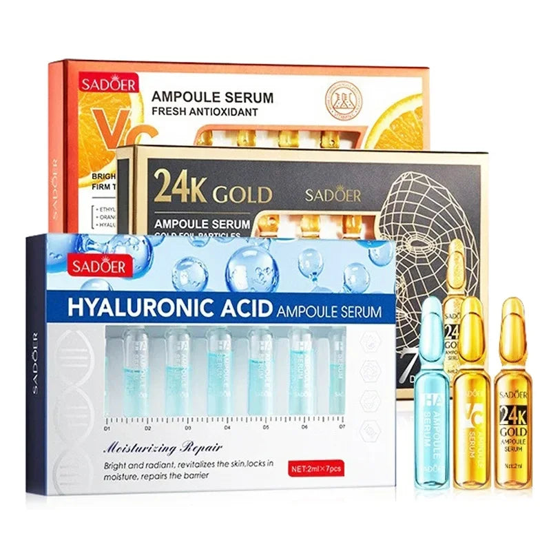 24K Gold Anti-Aging Ampoule Serum for Youthful Radiant Skin - 2