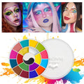 20-Color Professional Face and Body Paint Palette for Cosplay