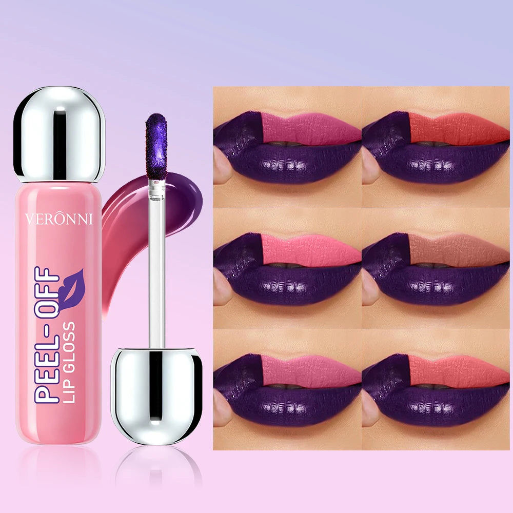 Long-Lasting Peel-Off Matte Liquid Lipstick