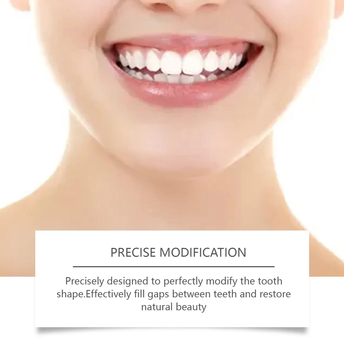 Adjustable Snap-On Smile Veneers for Teeth Whitening and Gaps