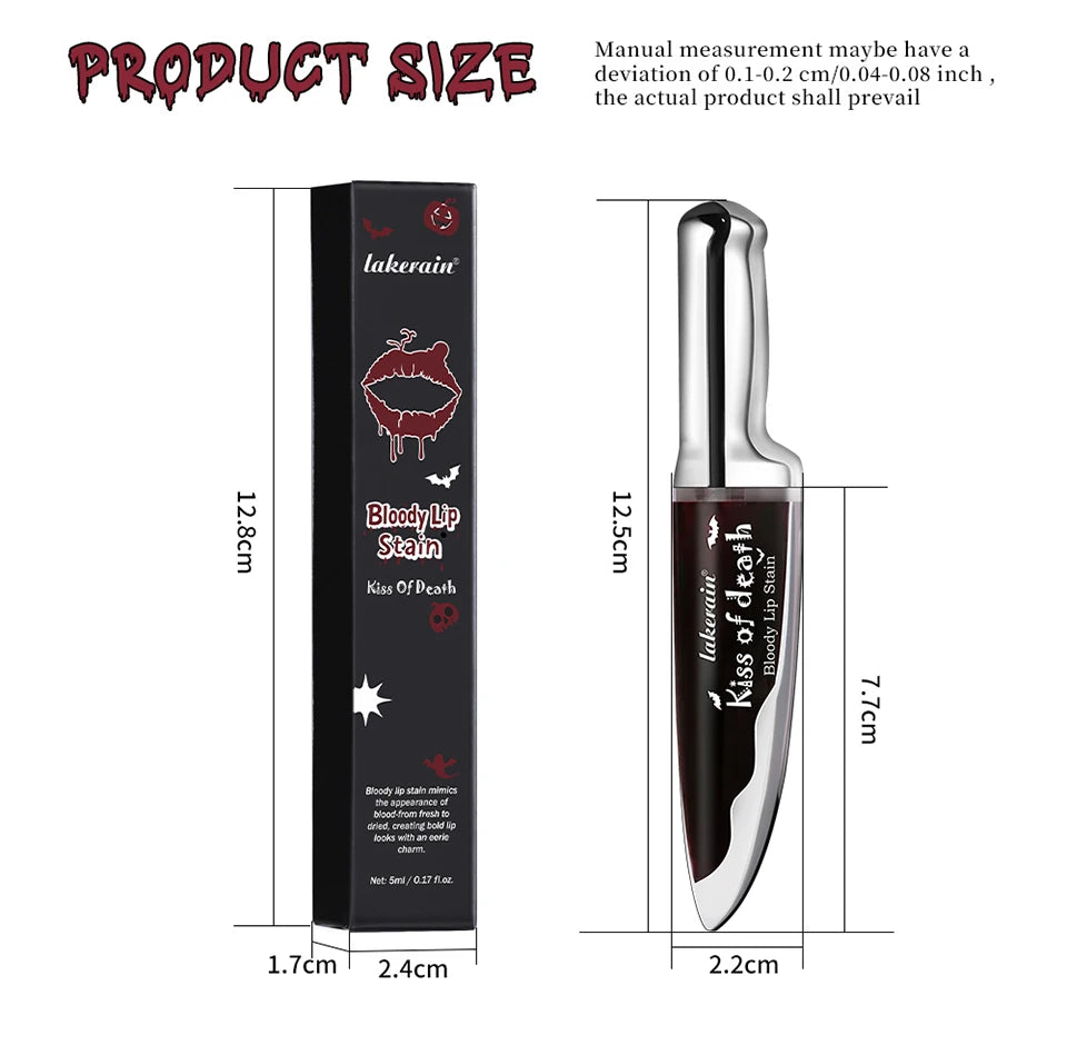 Waterproof Bloody Lip Stain for Halloween Makeup - 15