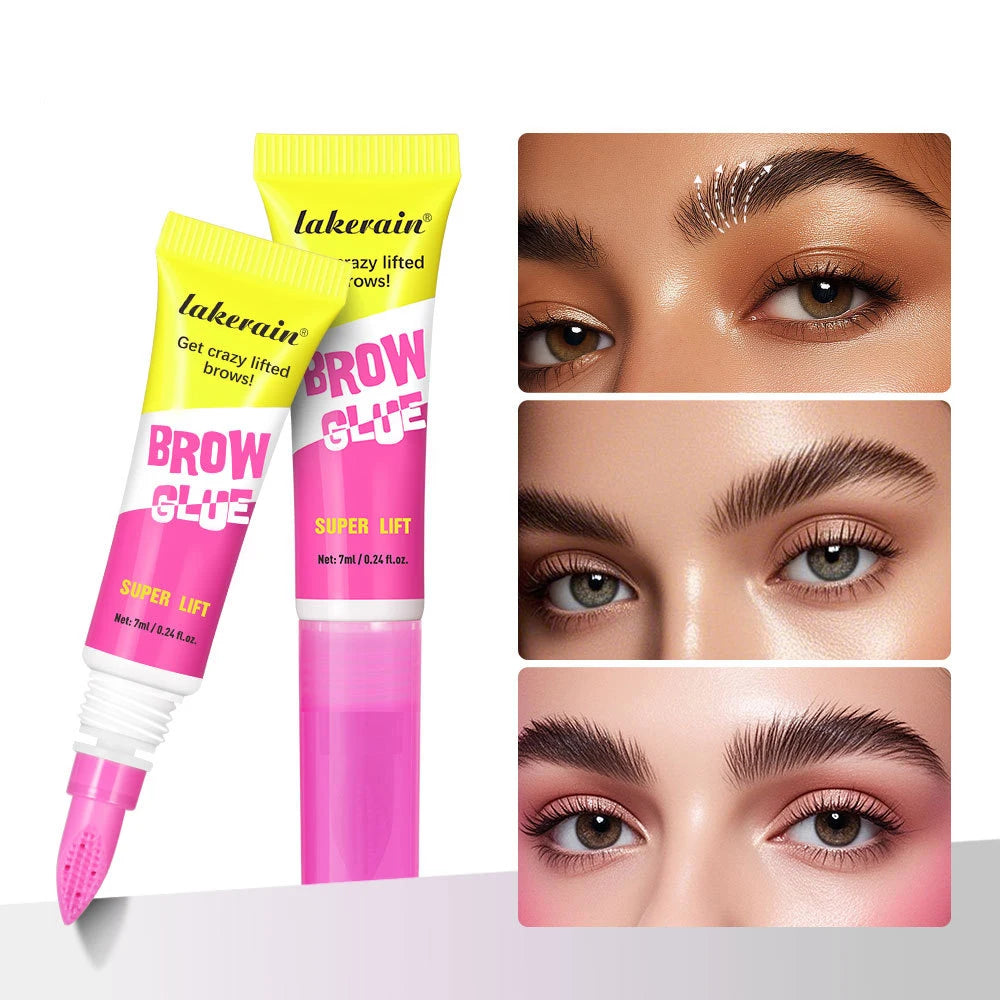 Long-Lasting Eyebrow Lamination Gel with Styling Comb
