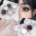 Monochrome Shimmer Eyeshadow for Radiant Eye Makeup