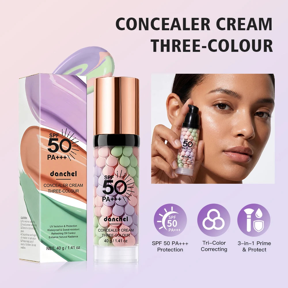 3-in-1 Color Correcting Makeup Primer with SPF 50 - 7