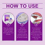 Comfortable Silicone Denture Reline and Fitting Set