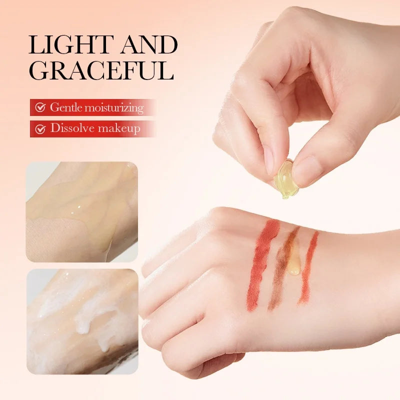 Portable Grapefruit Makeup Remover Capsules for Deep Cleaning