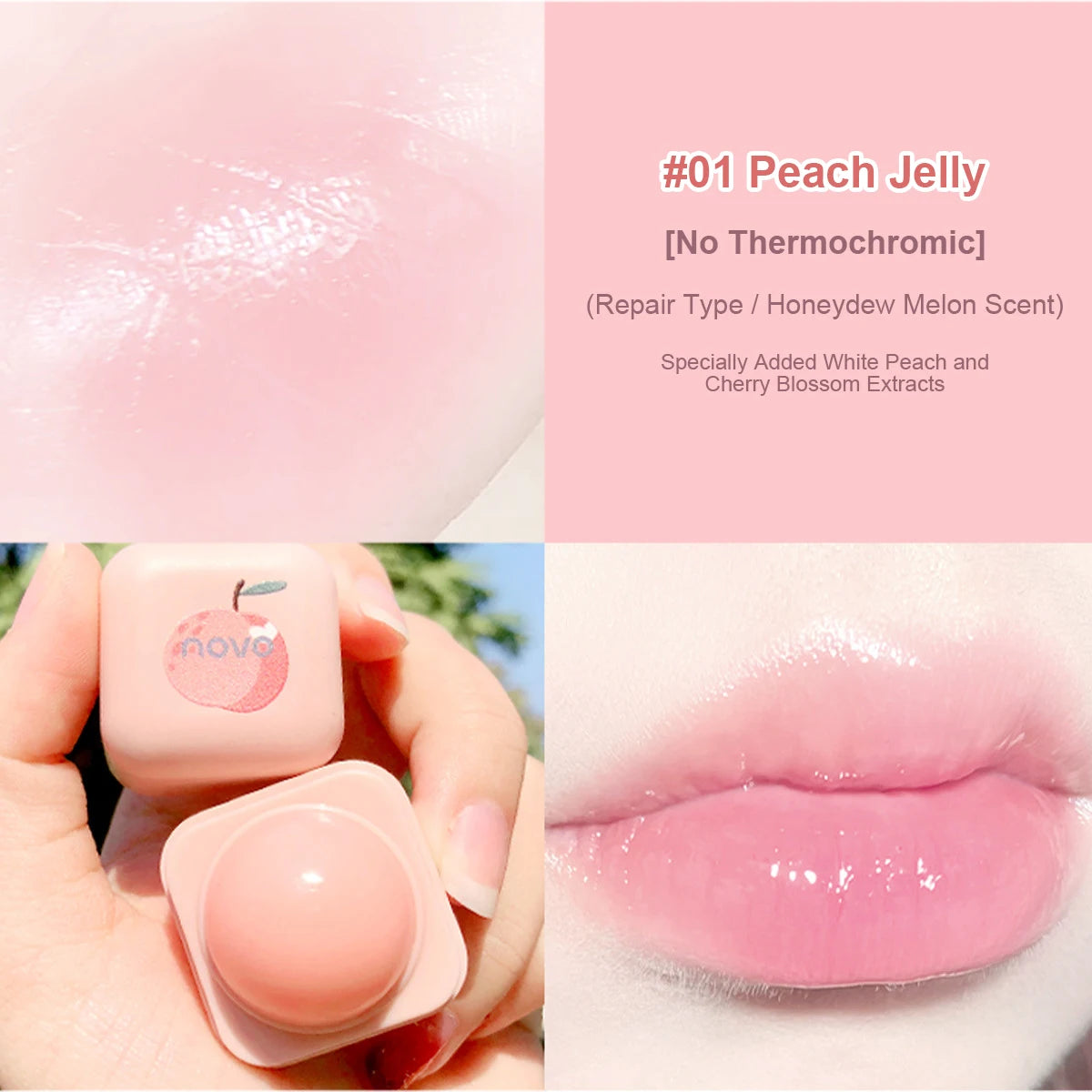 Color-Changing Pudding Moisturizing Lip Balm