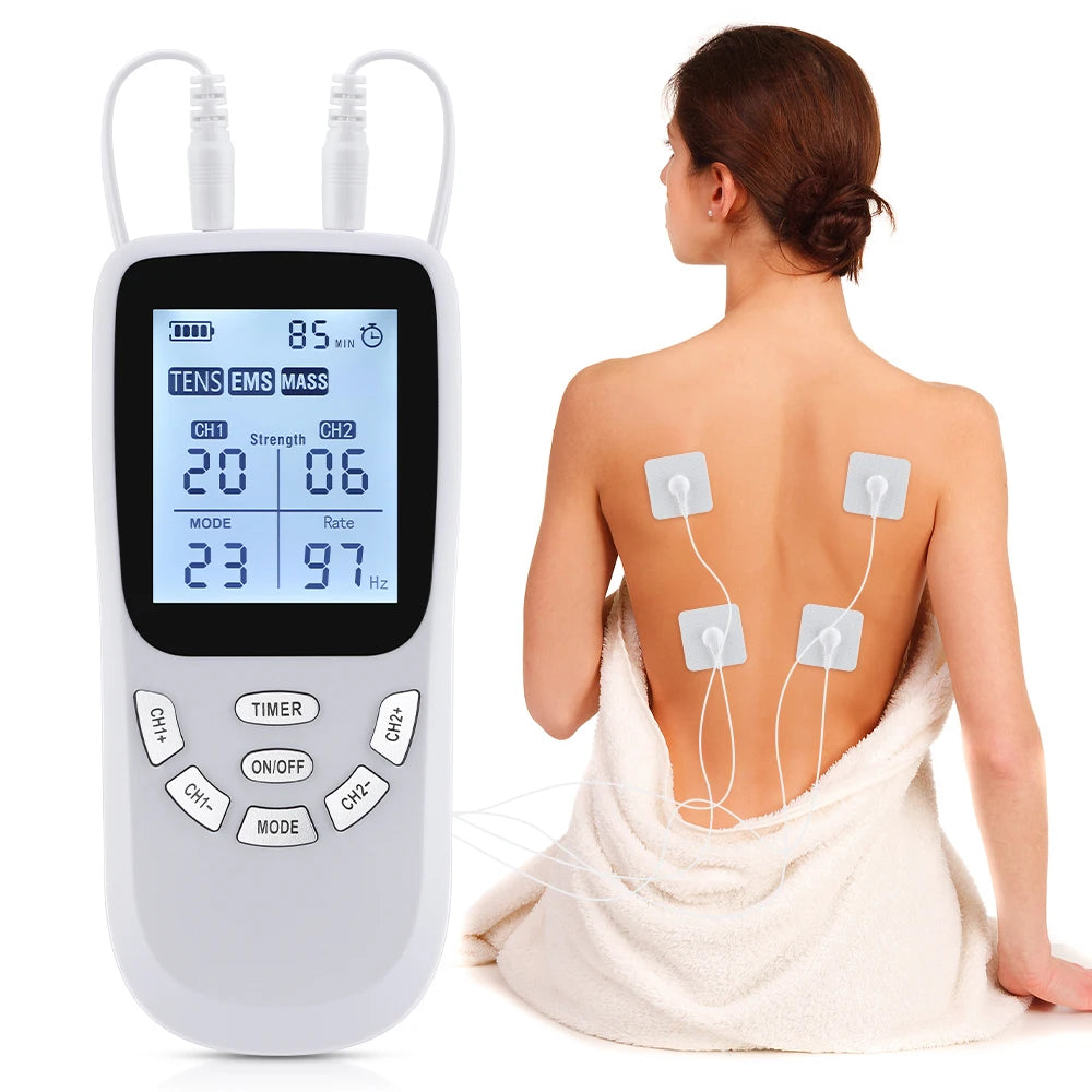 Portable TENS EMS Electric Muscle Stimulator Massager