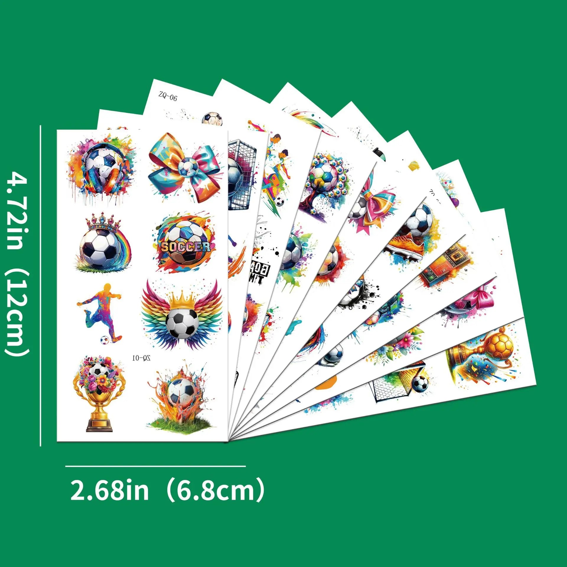 Soccer Temporary Tattoos for Kids Birthday Parties